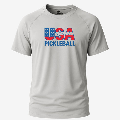 USA Pickleball Performance Shirt – Short Sleeve, Long Sleeve & Hoodie